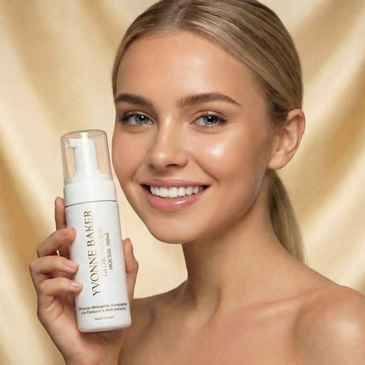 Glow Mousse Gold Skin Care – Mousse Detergente Illuminante