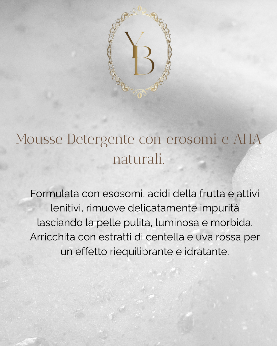 Glow Mousse Gold Skin Care – Mousse Detergente Illuminante