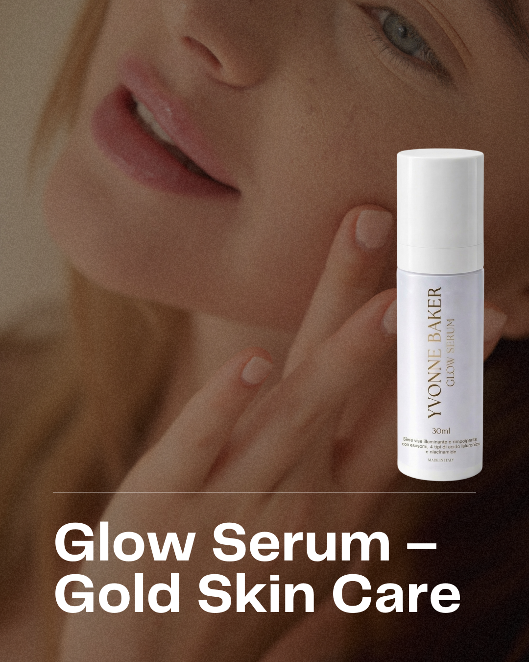 Glow Serum Gold Skin Care – Siero Viso Idratante e Rinnovatore